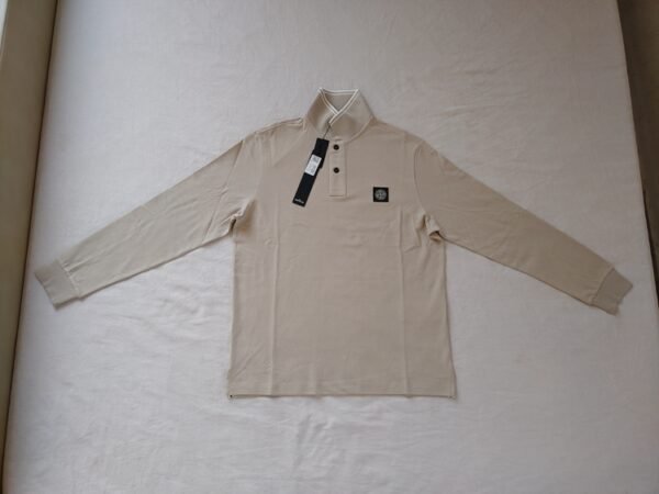 STONE ISLAND LONG SLEEVE POLO 2SL18 MARRONCINO - Image 12