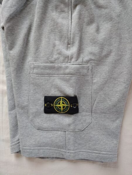 STONE ISLAND PANTALONCINO 64651 SWEAT GRIGIO - Image 3