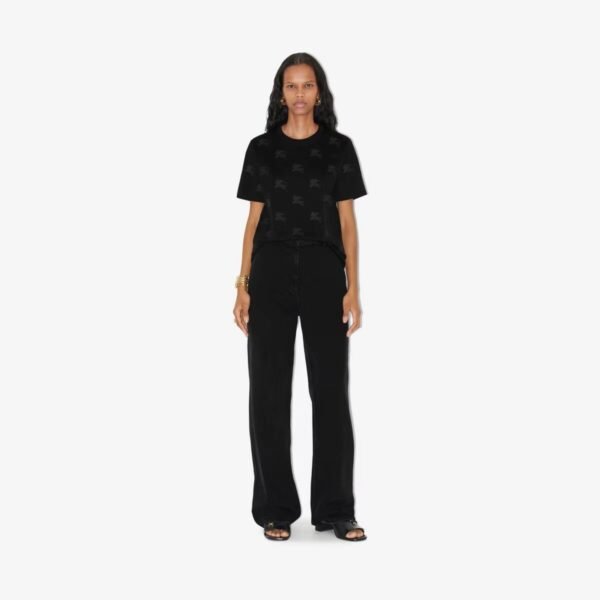 BURBERRY T SHIRT NERA DA DONNA - Image 7