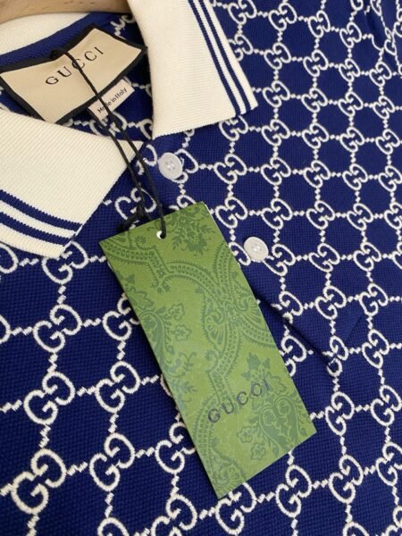 GUCCI POLO BLU E BIANCO - Image 4