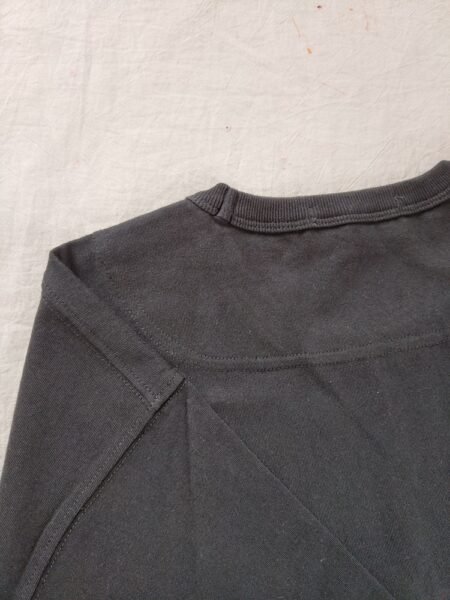 STONE ISLAND T SHIRT 20444 OVERSIZE FIT RICAMATA NERO - Image 6