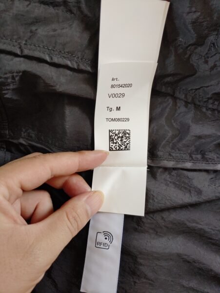STONE ISLAND GIUBBINO 42020 NYLON METAL WATRO ANTI VENTO/PIOGGIA NERO - Image 10