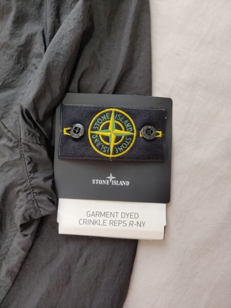 STONE ISLAND GIUBBINO 801540922 CRINKLE ANTIVENTO/ANTI PIOGGIA NERO - Image 13