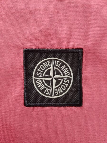 STONE ISLAND T SHIRT 24113 MERCERISED COTTON FUCSIA - Image 3