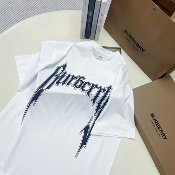 BURBERRY T SHIRT BIANCA - Image 4