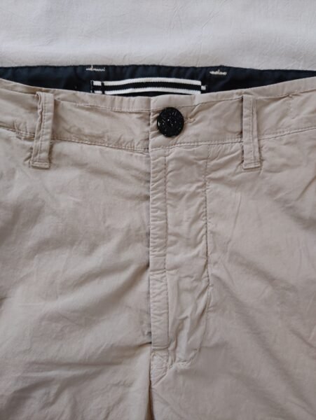 STONE ISLAND PANTALONCINO L0803 STRETCH COTTON CARGO MARRONCINO - Image 5