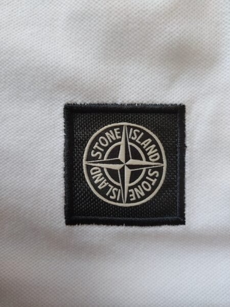 STONE ISLAND LONG SLEEVE POLO 2SL18 BIANCO - Image 4