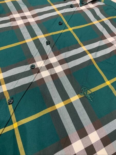 BURBERRY CAMICIA VERDE - Image 5