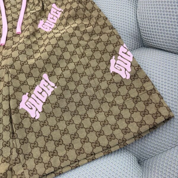 GUCCI PANTALONCINO BEIGE E ROSA - Image 3