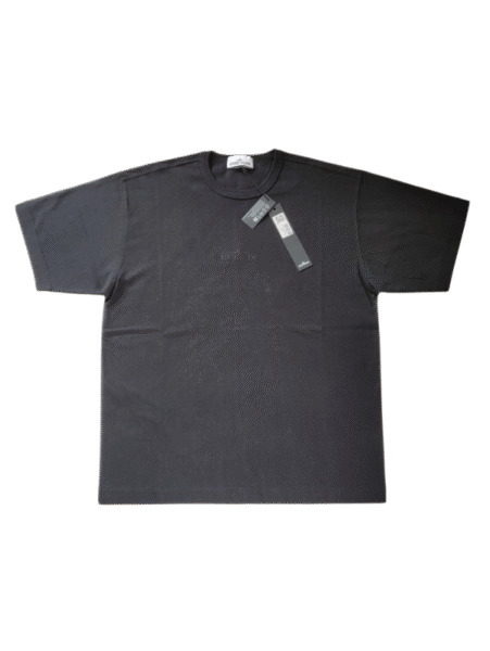 STONE ISLAND T SHIRT 20444 OVERSIZE FIT RICAMATA NERO