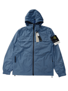 STONE ISLAND GIUBBINO 801540922 CRINKLE ANTIVENTO/ANTI PIOGGIA BLU