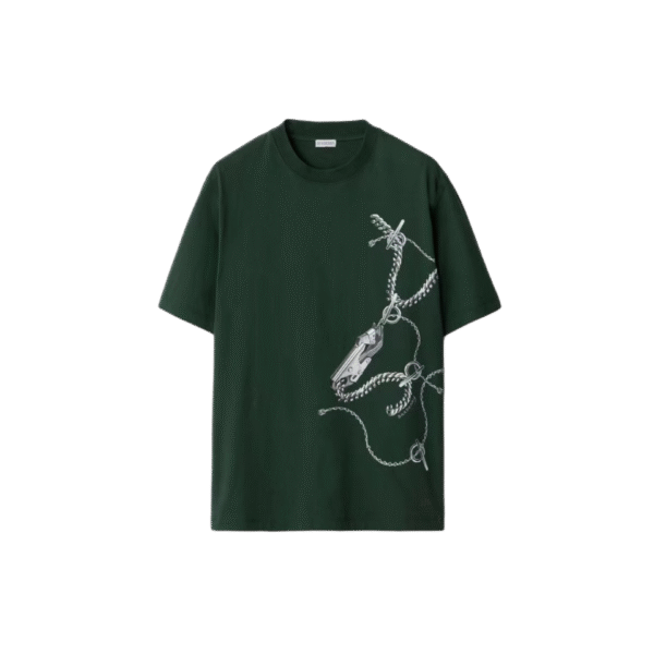 BURBERRY T SHIRT VERDE