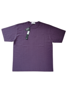 STONE ISLAND T SHIRT 20444 OVERSIZE FIT RICAMATA VIOLA