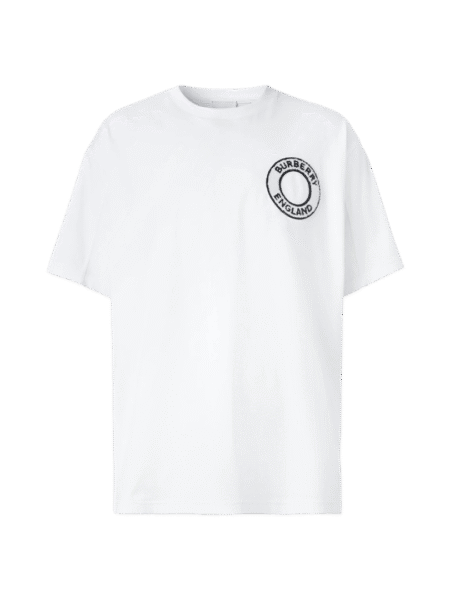 BURBERRY T SHIRT BIANCA