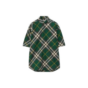 BURBERRY CAMICIA VERDE