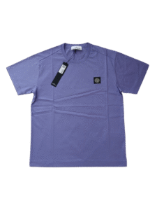 STONE ISLAND T SHIRT 24113 MERCERISED COTTON VIOLA