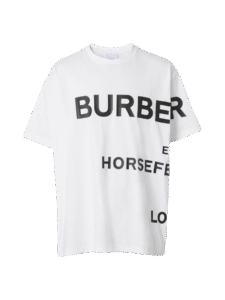 BURBERRY T SHIRT BIANCA
