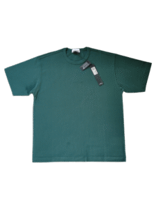 STONE ISLAND T SHIRT 20444 OVERSIZE FIT RICAMATA VERDE SCURO
