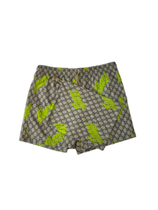 GUCCI COSTUME DA BAGNO / SWIM BEIGE E LIME