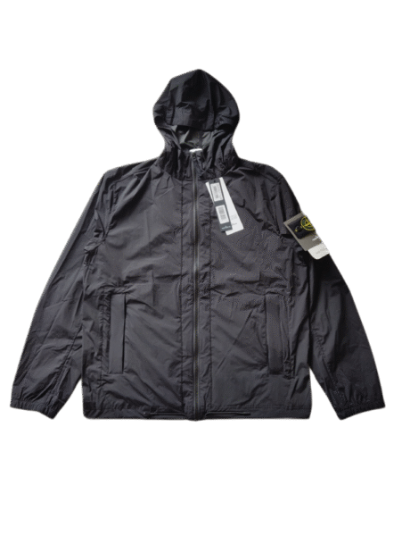 STONE ISLAND GIUBBINO 43831 SKIN TOUCH PACKABLE NERO