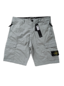 STONE ISLAND PANTALONCINO L0803 STRETCH COTTON CARGO SKY COLOR