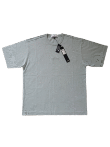 STONE ISLAND T SHIRT 20444 OVERSIZE FIT RICAMATA GRIGIO CHIARO