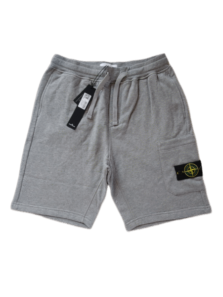 STONE ISLAND PANTALONCINO 64651 SWEAT GRIGIO