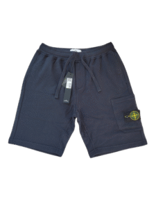 STONE ISLAND PANTALONCINO 64651 SWEAT BLU SCURO