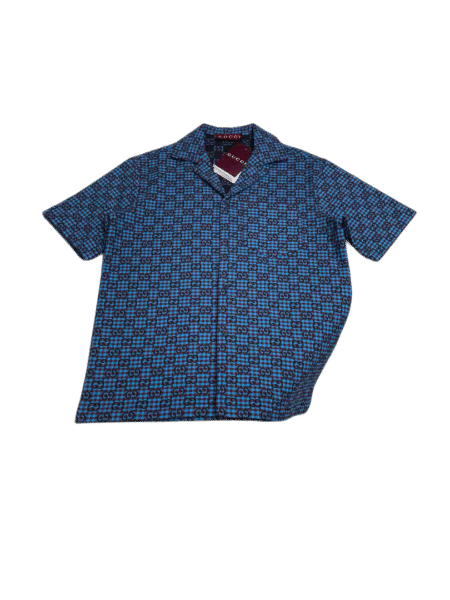 GUCCI CAMICIA BLU
