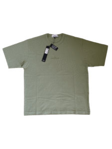 STONE ISLAND T SHIRT 20444 OVERSIZE FIT RICAMATA VERDE