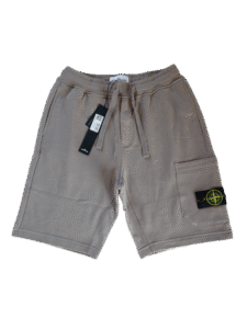 STONE ISLAND PANTALONCINO 64651 SWEAT GRIGIO SCURO