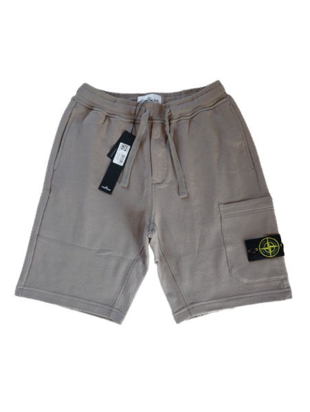 STONE ISLAND PANTALONCINO 64651 SWEAT GRIGIO SCURO