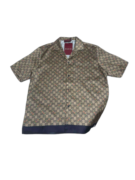 GUCCI CAMICIA MARRONE