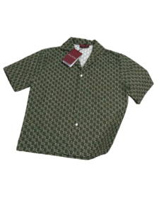 GUCCI CAMICIA VERDE E BIANCA