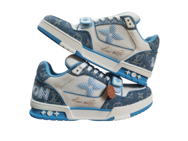 LV TRAINERS BLU DENIM