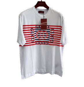 GUCCI T SHIRT BIANCA E ROSSA