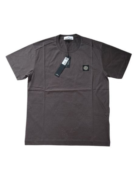 STONE ISLAND T SHIRT 24113 MERCERISED COTTON COLOR CARBONE