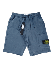 STONE ISLAND PANTALONCINO 64651 SWEAT BLU CHIARO