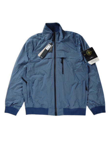 STONE ISLAND GIUBBINO 41022 CRINKLE ANTIVENTO/ANTI PIOGGIA BLU