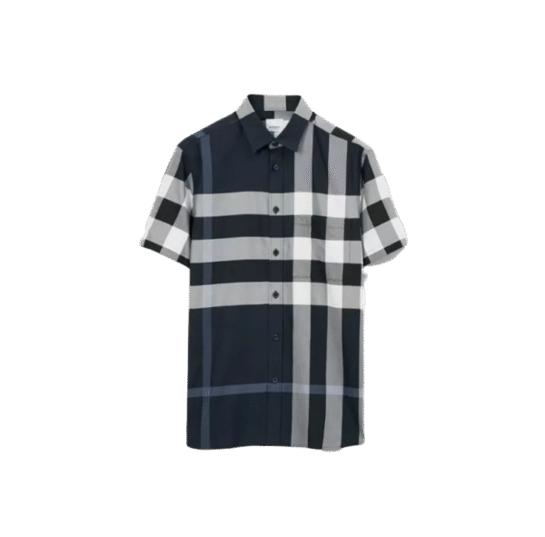 BURBERRY CAMICIA BLU