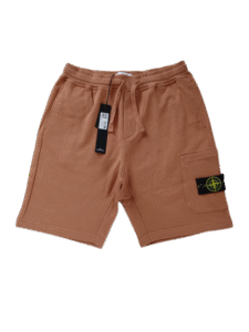 STONE ISLAND PANTALONCINO 64651 SWEAT RUST RED