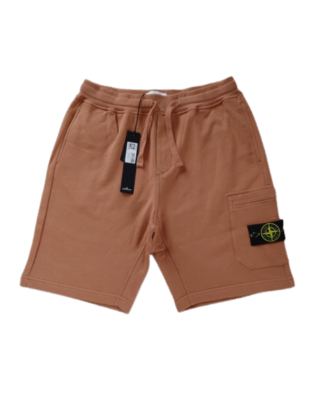 STONE ISLAND PANTALONCINO 64651 SWEAT RUST RED