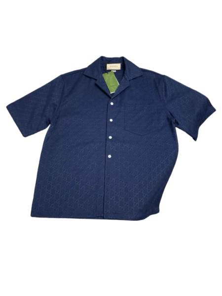 GUCCI CAMICIA BLU