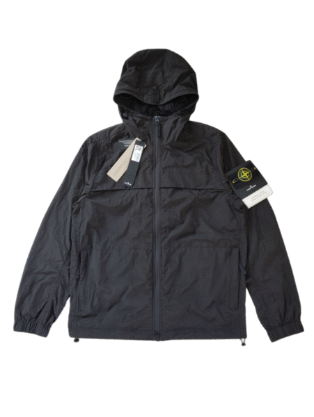 STONE ISLAND GIUBBINO 801540922 CRINKLE ANTIVENTO/ANTI PIOGGIA NERO