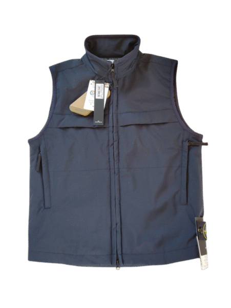 STONE ISLAND SMANICATO G0327 SOFT SHELL PADDED BLU SCURO