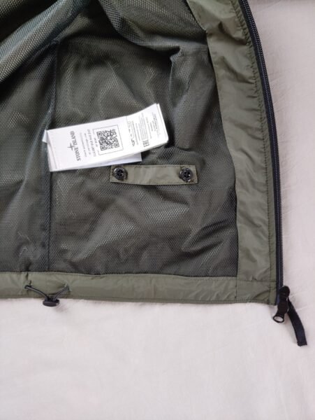 STONE ISLAND GIUBBINO 801540922 CRINKLE ANTIVENTO/ANTI PIOGGIA VERDE - Image 12