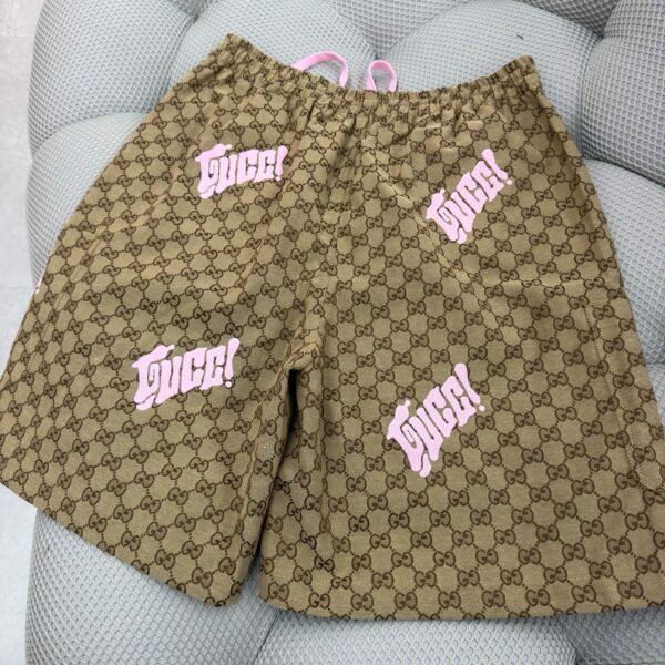 GUCCI PANTALONCINO BEIGE E ROSA - Image 6