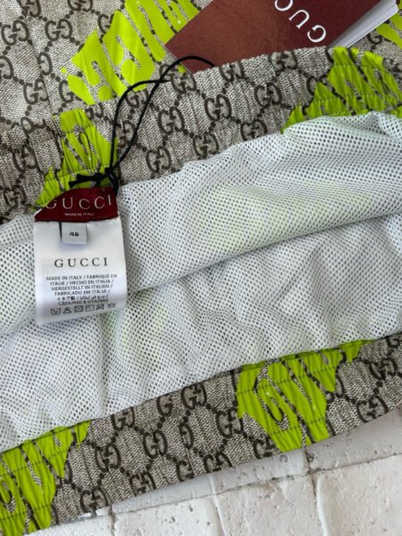 GUCCI COSTUME DA BAGNO / SWIM BEIGE E LIME - Image 7