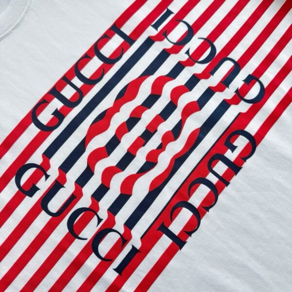 GUCCI T SHIRT BIANCA E ROSSA - Image 8