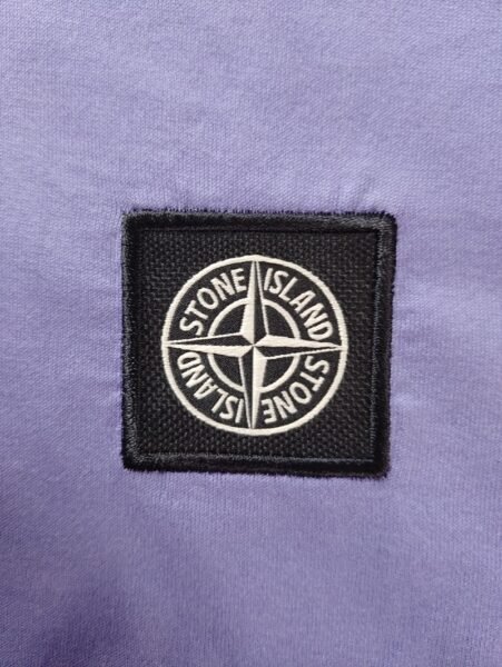 STONE ISLAND T SHIRT 24113 MERCERISED COTTON VIOLA - Image 4